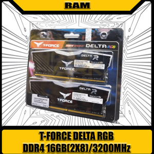 T Force Delta RGB 16GB(2x8GB) DDR4 3200mhz Black