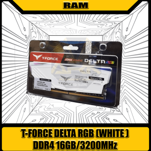 T-Force Delta RGB 1x16gb DDR4 3200mhz White